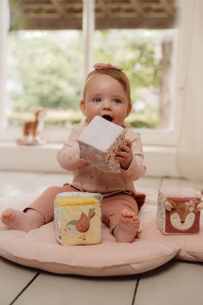 Little Dutch 4 miękkie klocki Soft Cubes Fairy Garden
