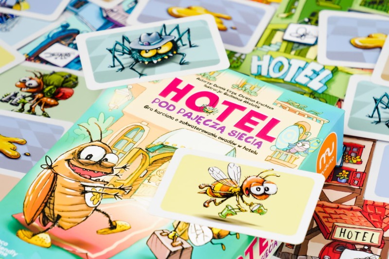 Hotel Pod Pajęczą Siecią. Gra o zakwaterowaniu owadów Muduko