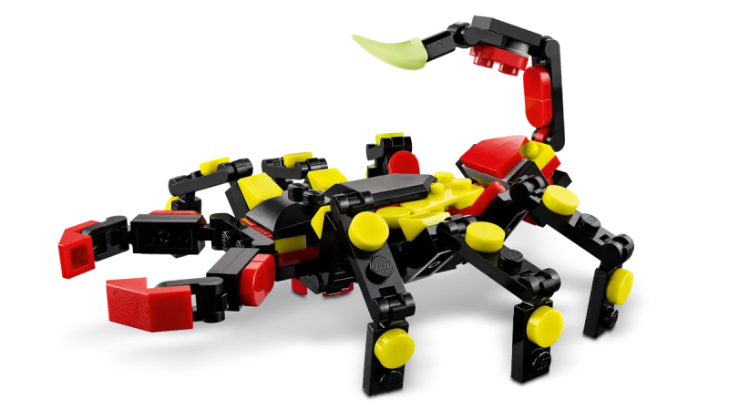 Lego Creator Dzikie zwierzęta: niezwykły pająk skorpion wąż 31159