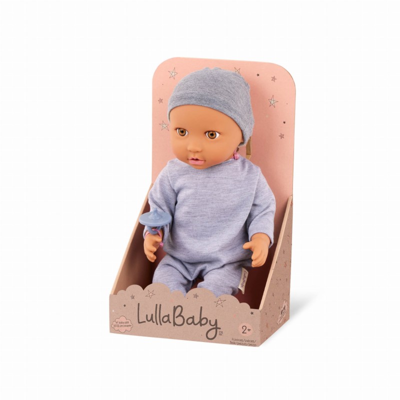 Dzidziuś lalka ze smoczkiem i ubrankiem LullaBaby