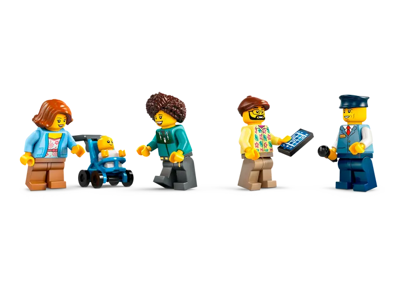 Czerwony, piętrowy autokar Lego 60407