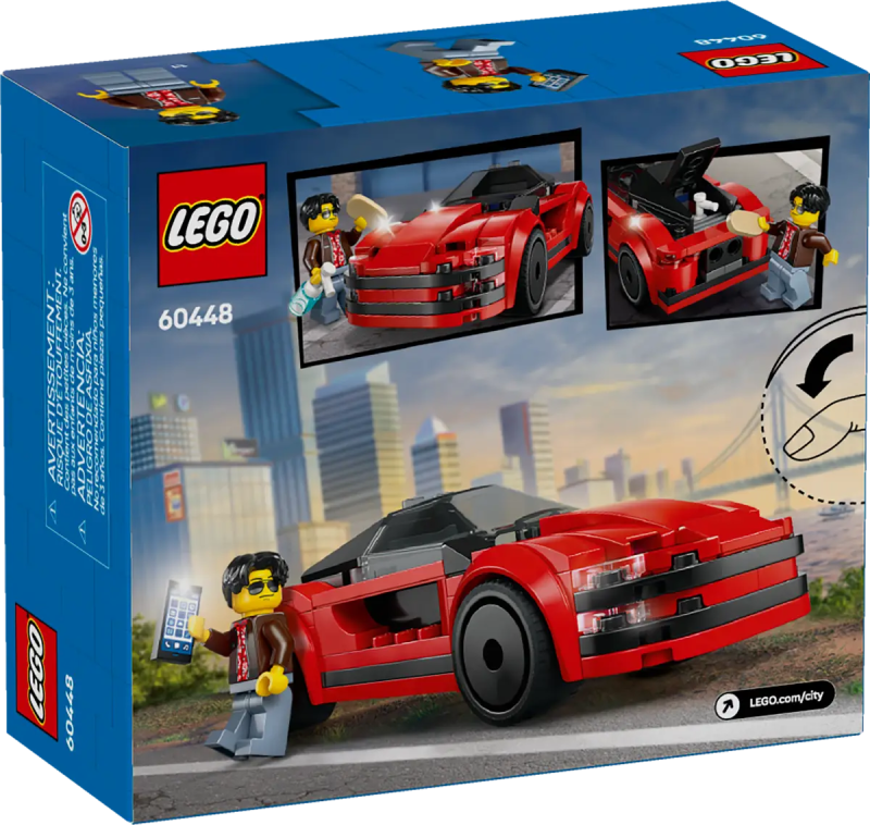 Lego City 60448 Czerwony samochód sportowy