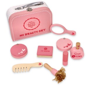 Kuferek Piękności z Kosmetykami Róż - Lelin