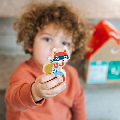 Lilliputiens domek manipulacyjny z zamkami Lisek Włamywacz