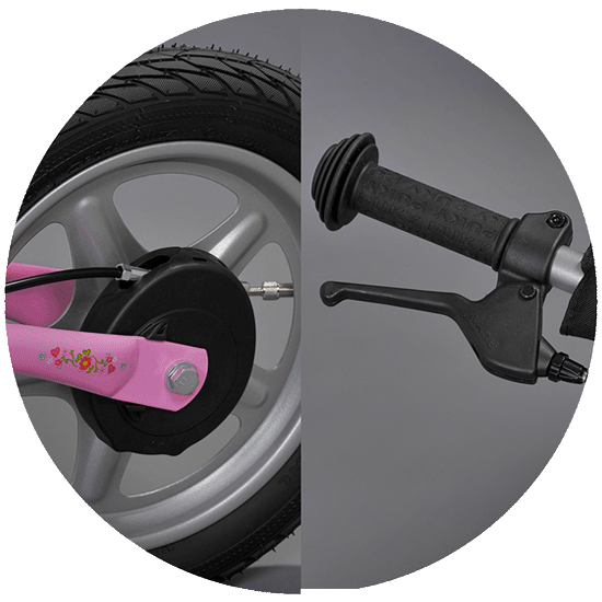 PUKY LR 1L Rose Różowy Rowerek Biegowy z Hamulcem Dla Dziecka 2,5+