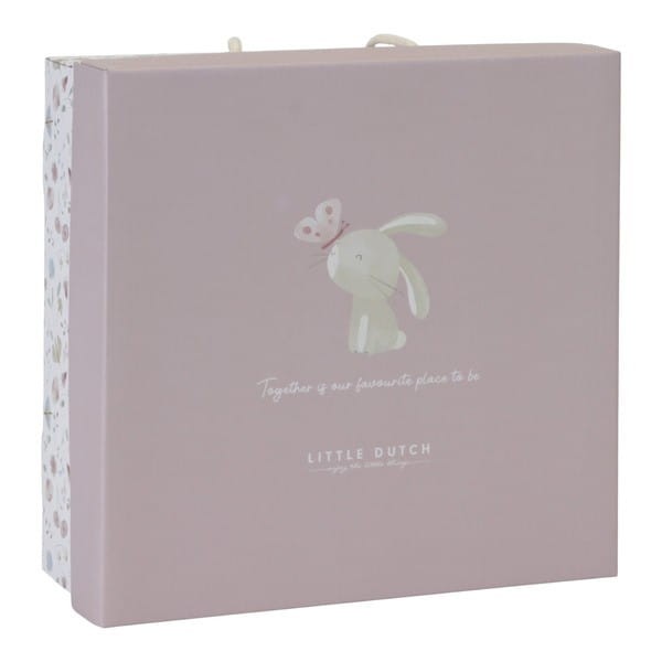 Zestaw na prezent dla Niemowlaka Flowers & Butterflies Giftbox - Little Dutch