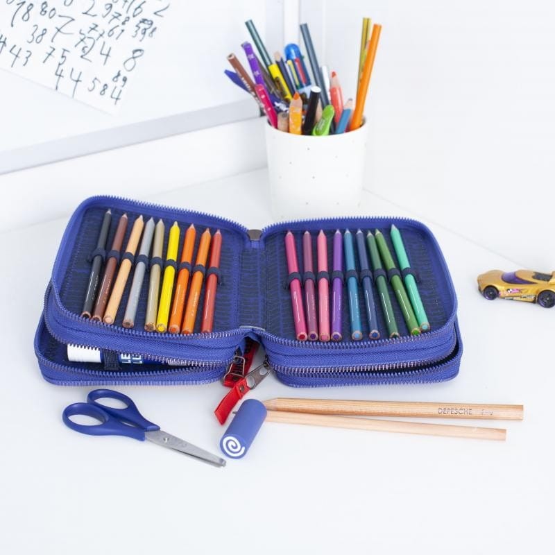 Świecący Piórnik LED z Wyposażeniem Monster Truck - Depesche