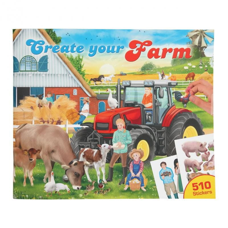 Album z naklejkami Farma projektowanie przestrzeni na wsi