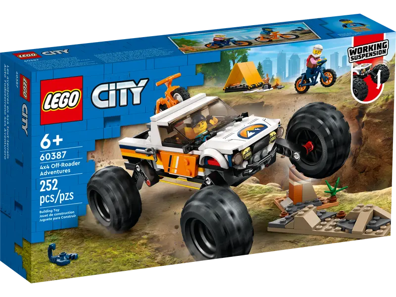 Lego 60387 Przygody samochodem terenowym z napędem 4x4