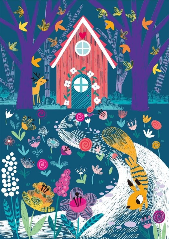 Duże Wydrapywanki Tajemniczy Ogród 15 szt. Scratch - Avenir