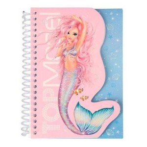 Notesik z kolorowanką Syrenka -  Top Model
