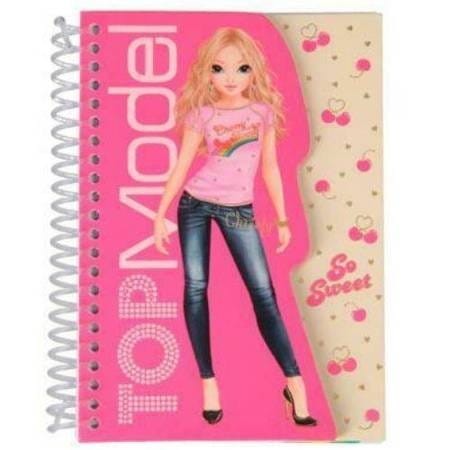 Notesik z kolorowanką Modelka - Top Model