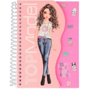 Notesik z kolorowanką Modelka - Top Model