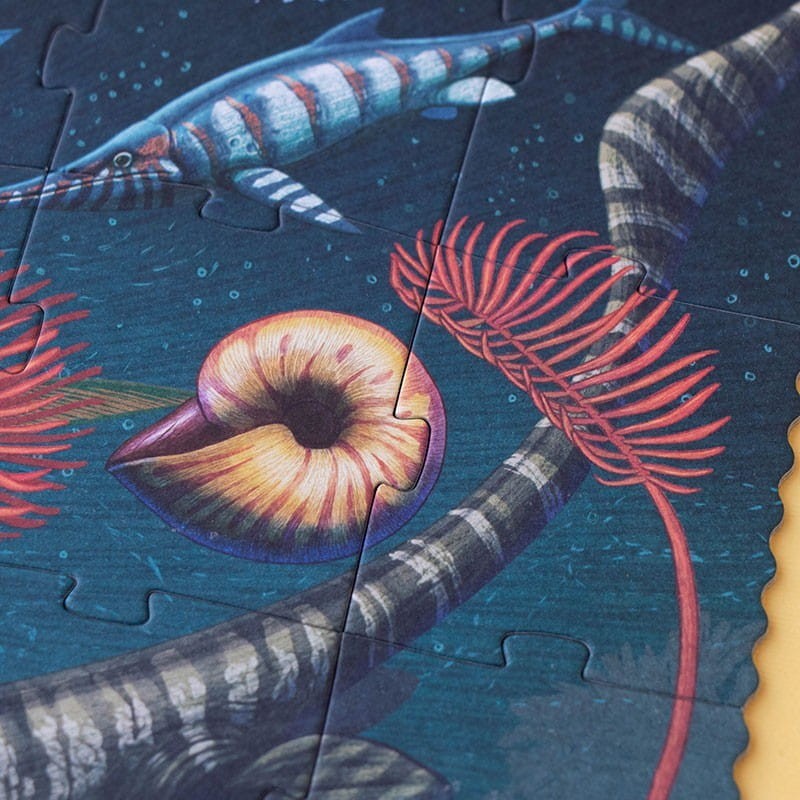 Puzzle + gra obserwacyjna Age of Dinosaurs dinozaury Londji