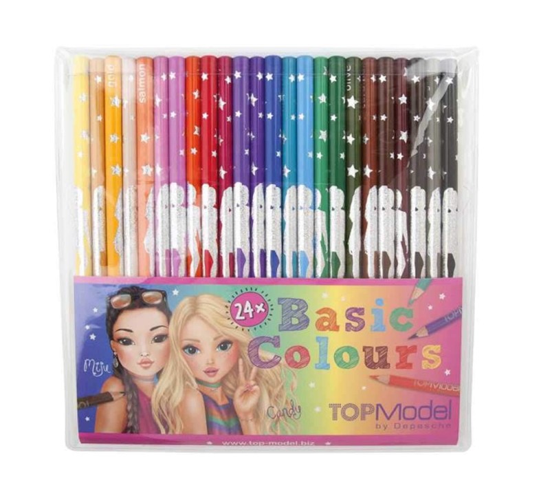 Kredki Ołówkowe 24 kolory - TopModel