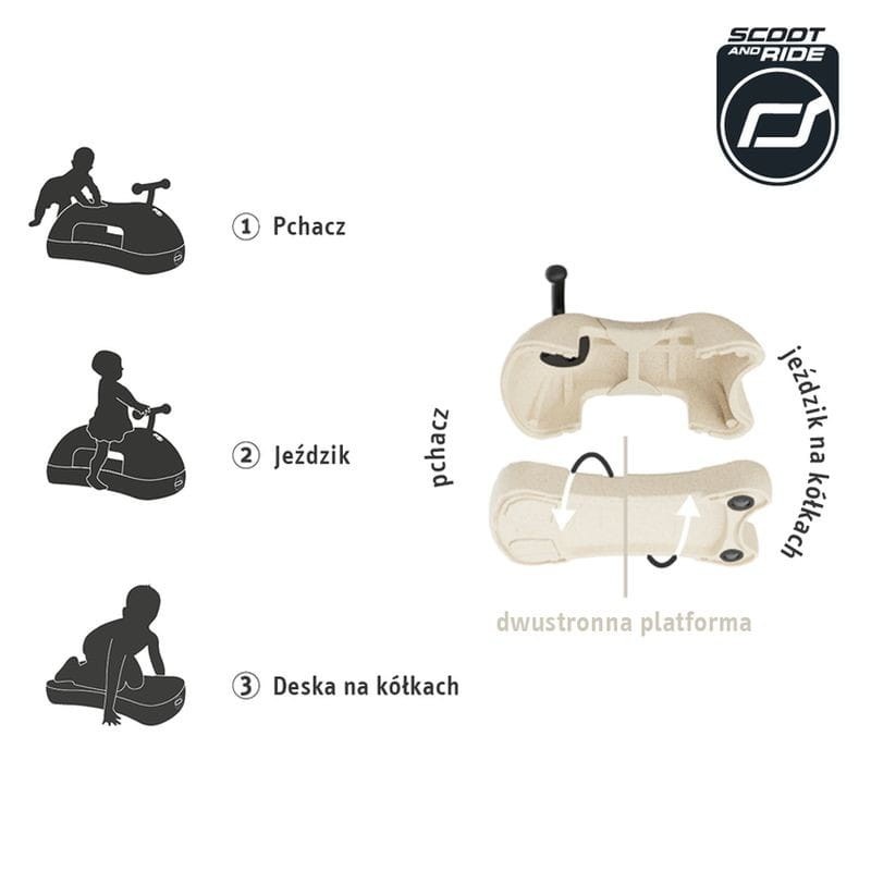 Jeździk Pchacz Deska 3w1Sand My First - Scootandride