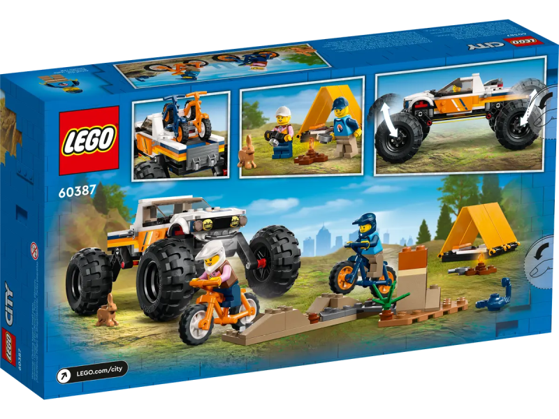 Lego 60387 Przygody samochodem terenowym z napędem 4x4