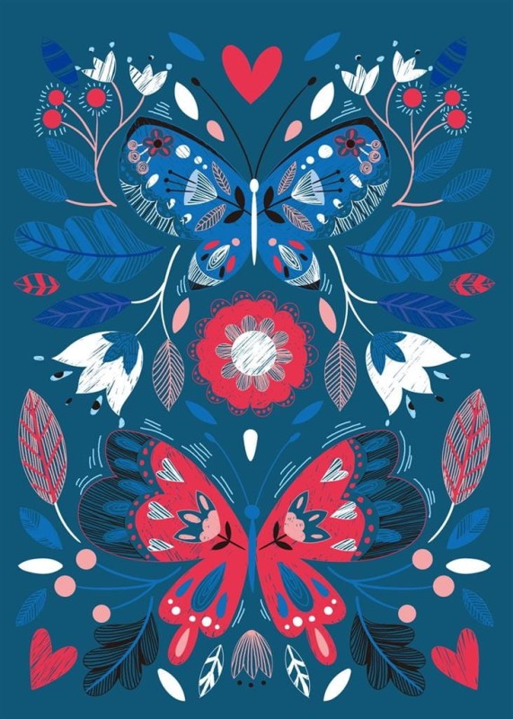 Duże Wydrapywanki Tajemniczy Ogród 15 szt. Scratch - Avenir