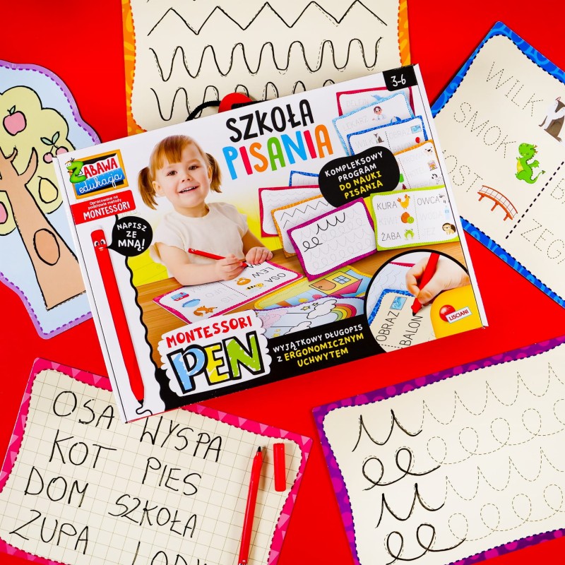 Szkoła Pisania Montessori Pen Program do Nauki - Lisciani