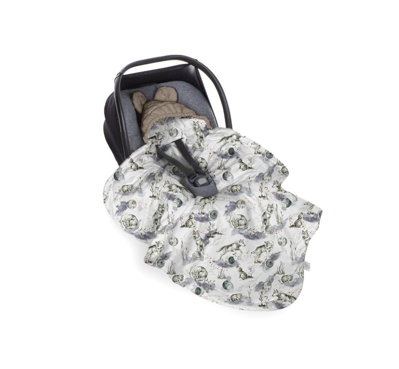 Kocyk do fotelika Wolf Vintage Khaki - BabySteps
