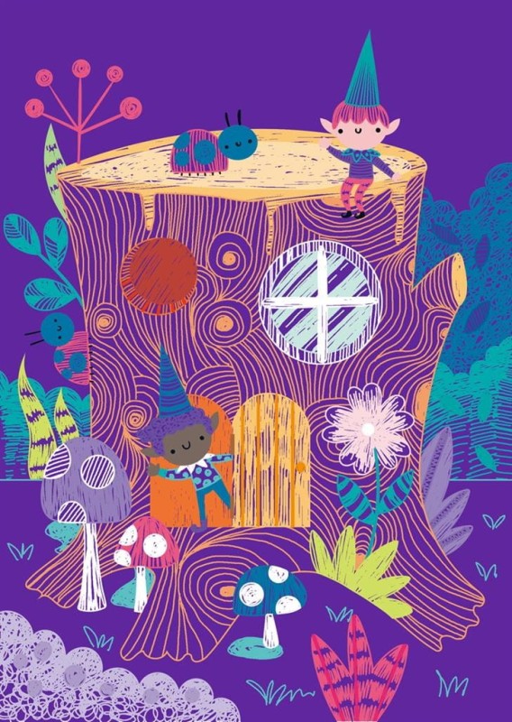 Wydrapywanki Elfy w Ogrodzie 15 szt. Scratch A5 - Avenir