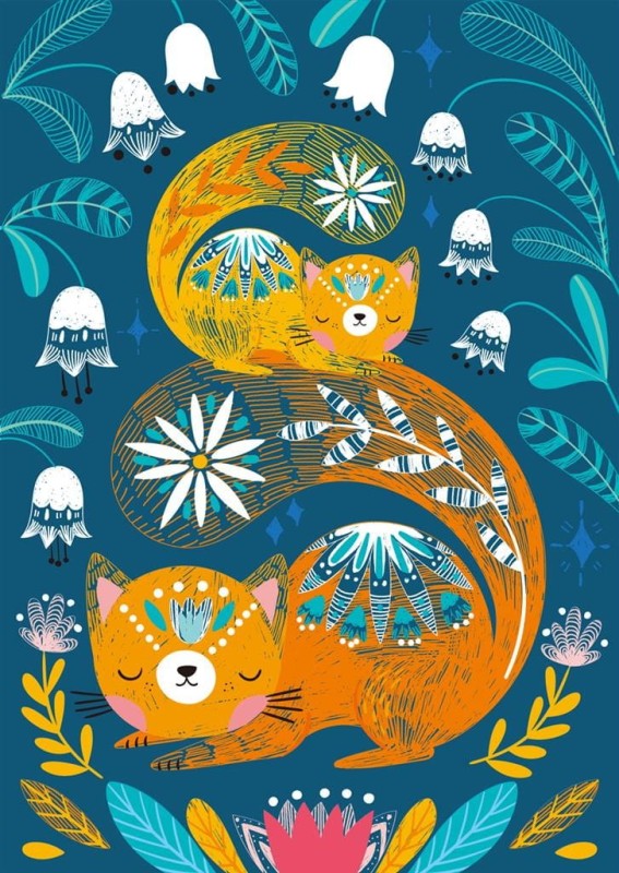 Duże Wydrapywanki Tajemniczy Ogród 15 szt. Scratch - Avenir