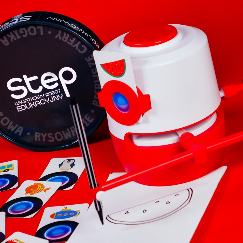 Step robot edukacyjny, mówi pisze rysuje