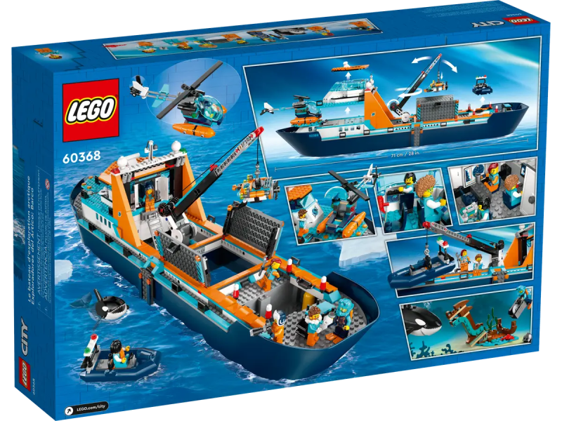 Lego 60368 Łódź badacza Arktyki