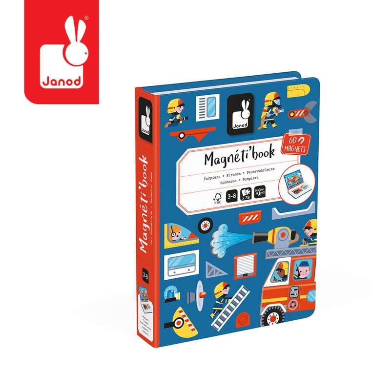 Janod Magnetibook Straż pożarna magnetyczna układanka