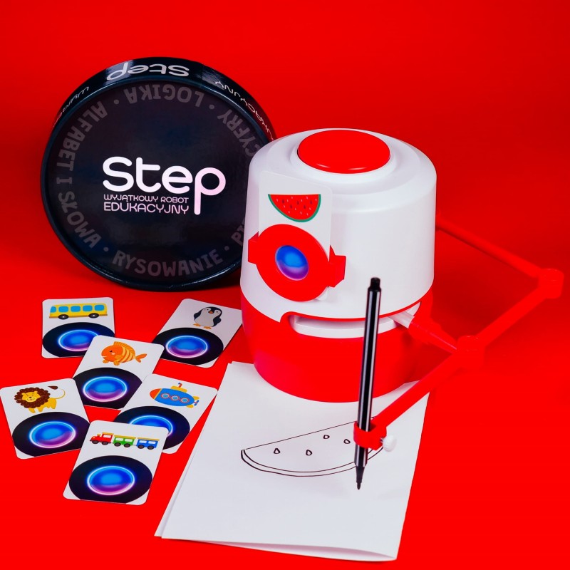 Step robot edukacyjny, mówi pisze rysuje
