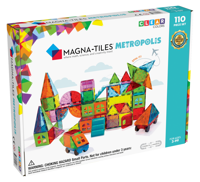 Klocki Magnetyczne 110 el. Metropolis MAGNA-TILES