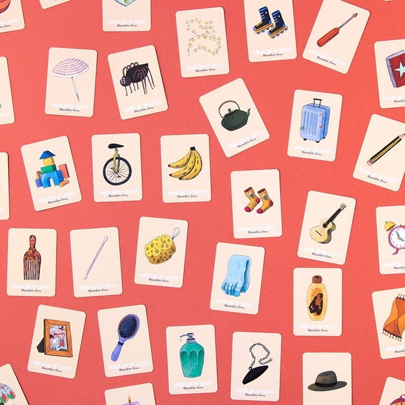 Gra obserwacyjna Where are my socks? skarpetki Londji