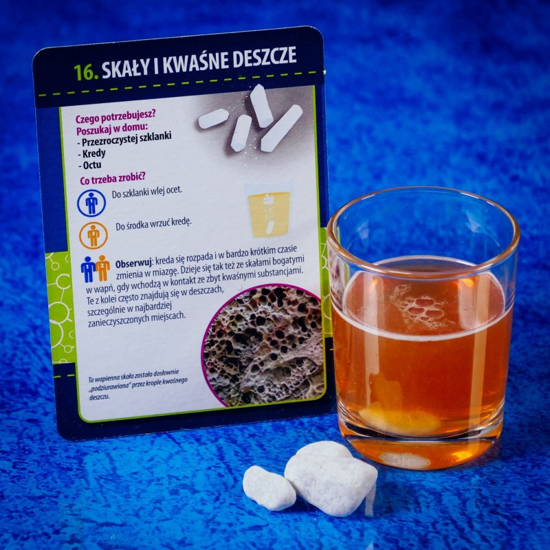 Wulkanologia 50+ Eksperymentów Naukowych dla Dzieci Geniusz - Lisciani