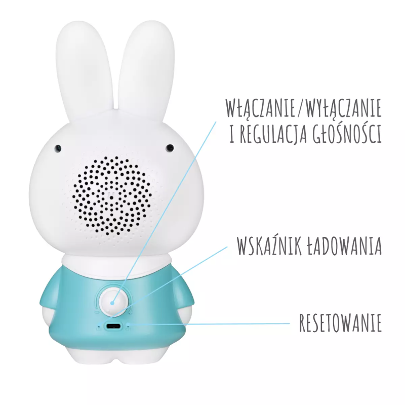 Alilo Króliczek Honey Bunny G6PRO niebieski