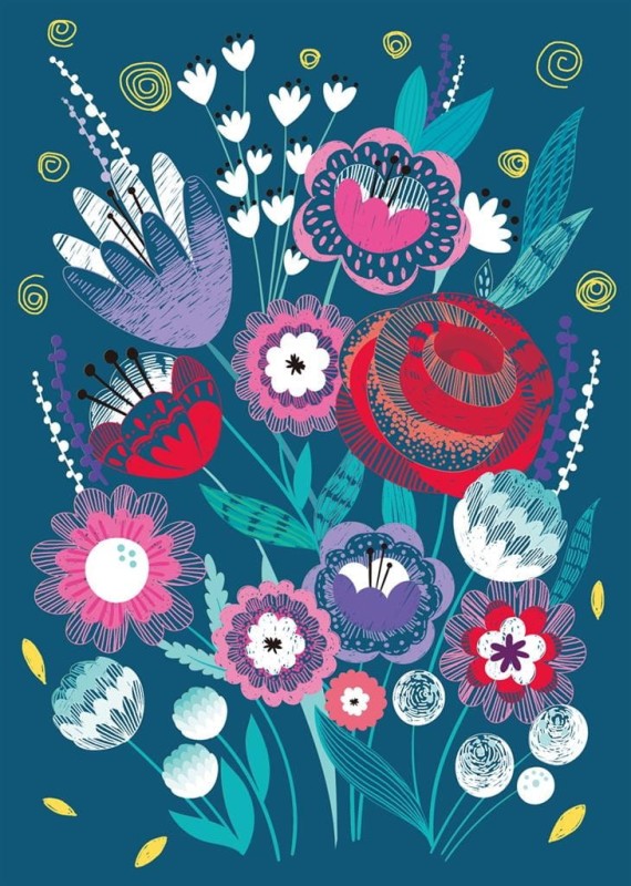 Duże Wydrapywanki Tajemniczy Ogród 15 szt. Scratch - Avenir