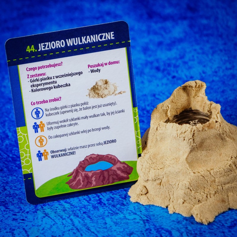 Wulkanologia 50+ Eksperymentów Naukowych dla Dzieci Geniusz - Lisciani
