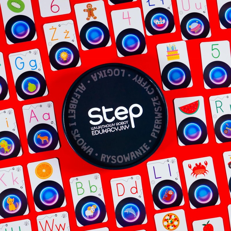 Step robot edukacyjny, mówi pisze rysuje