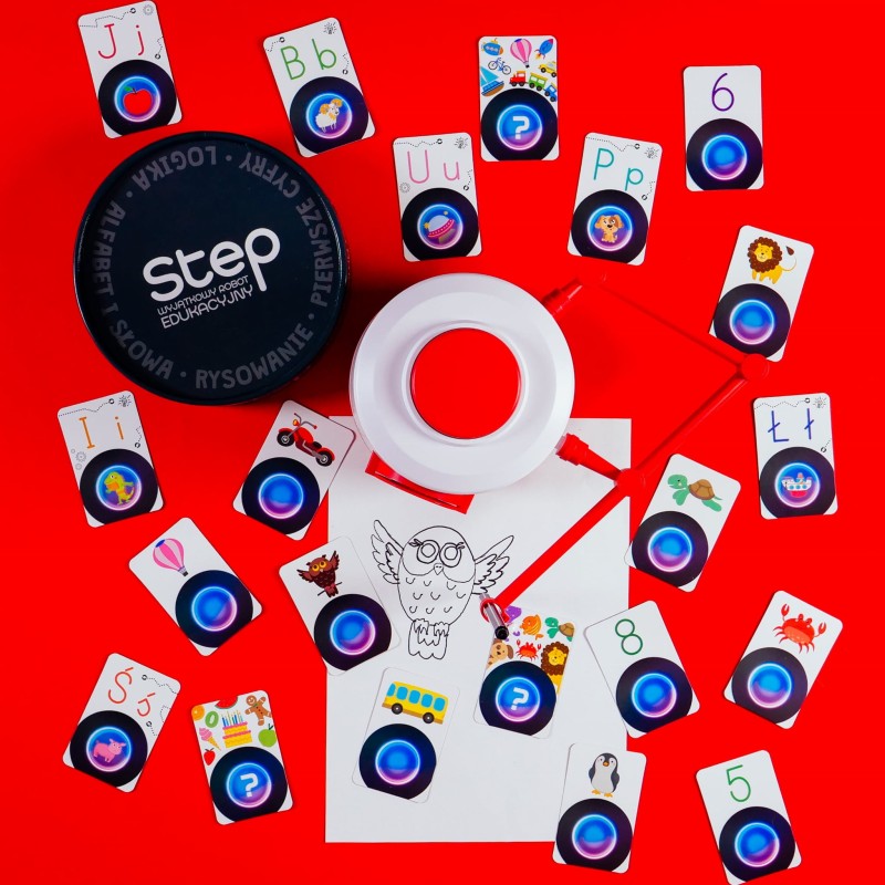 Step robot edukacyjny, mówi pisze rysuje