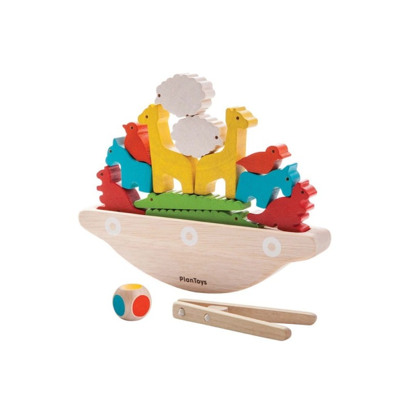 Gra Zręcznościowa Balansująca Łódka - PlanToys