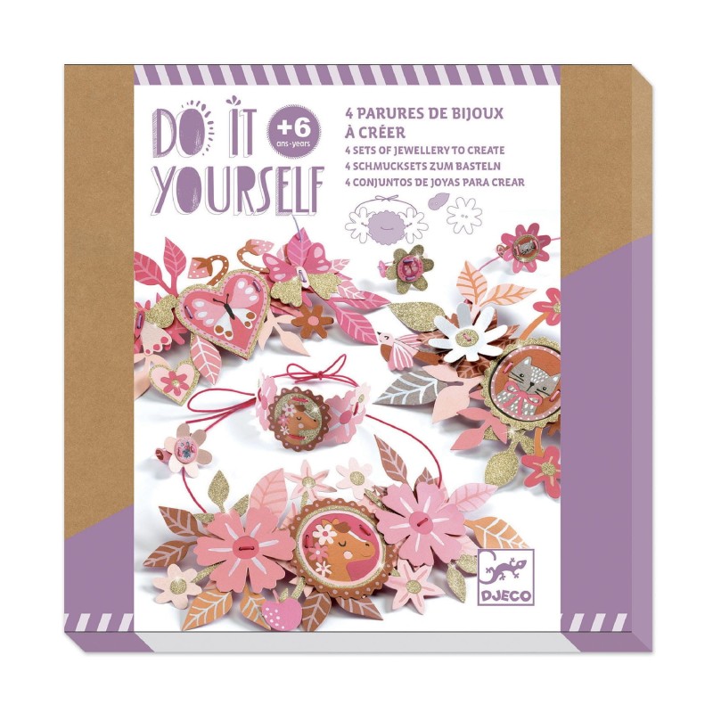 Zestaw do Tworzenia Papierowej Biżuterii DIY - Djeco