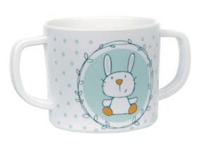 Kubek z Dwoma Uchwytami Miętowy Królik - Sigikid