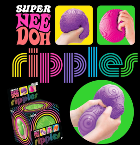 Gigantyczny gniotek piłka fioletowy Super Needoh Ripples Schylling