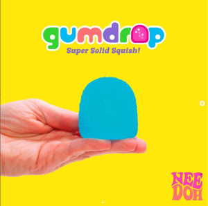 Schylling gniotek galaretka Gumdrop Needoh niebieski