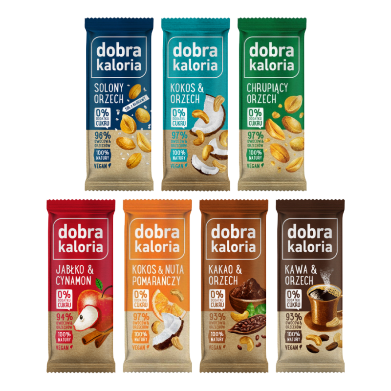 Batony Owocowe 7 smaków - dobra kaloria