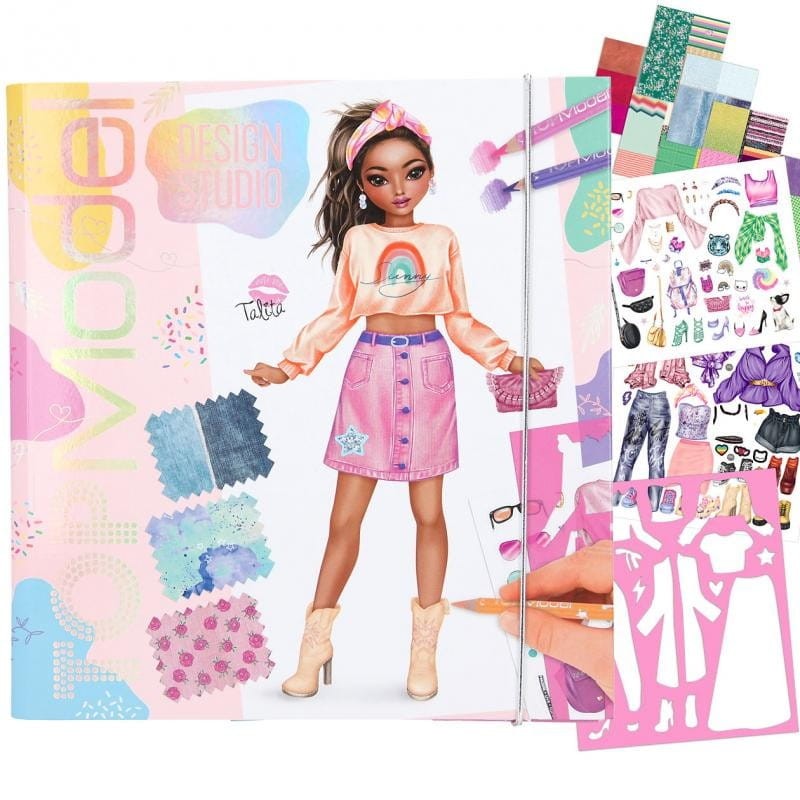 Kreatywna Teczka Projektowanie Ubrań Design Studio - Top Model