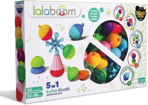 Kulko-Klocki Sensoryczne 5w1 36 el. - Lalaboom