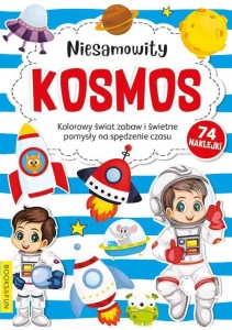 Kolorowanka z naklejkami Kosmos - 74 naklejki