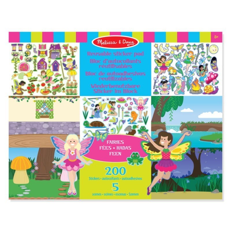 Wielorazowe Naklejki Wróżki - Melissa & Doug