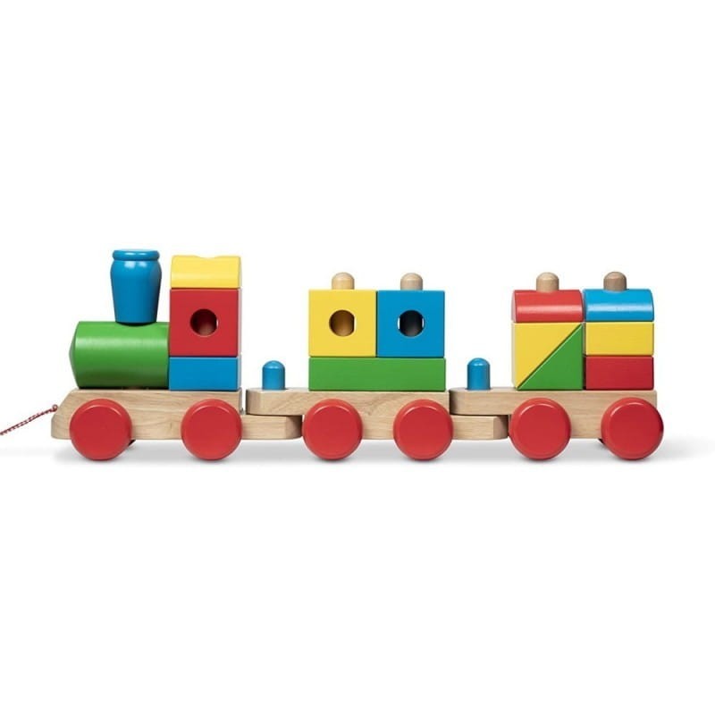 Duży Drewniany Pociąg z Klockami - Melissa and Doug