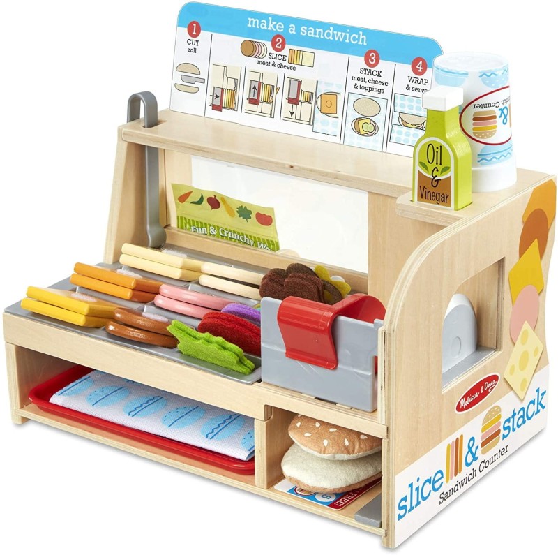Bar Kanapkowy Slice & Stack Sandwich Counter - Melissa & Doug
